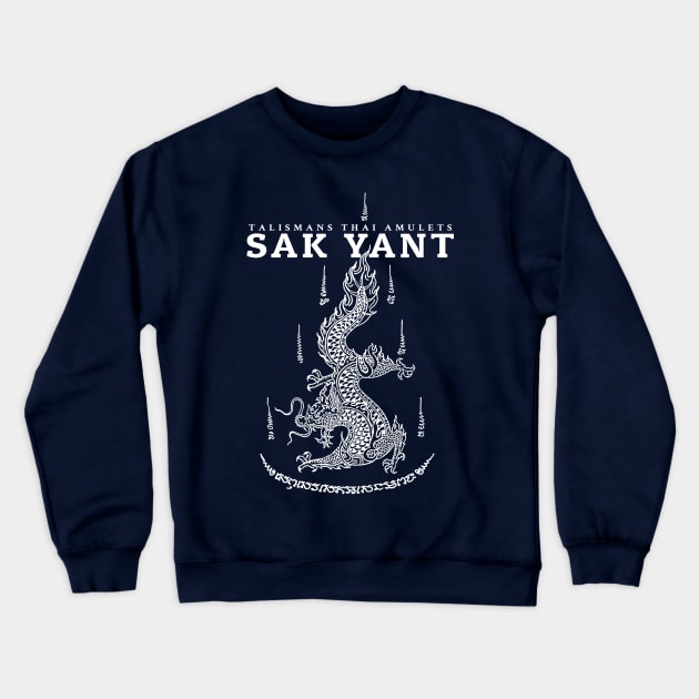 Sak Yant Muay Thai Crewneck Sweatshirt by KewaleeTee